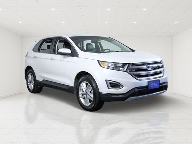 White Platinum Clearcoat Metallic 2017 Ford Edge SUV / Crossover All-Wheel Drive 6-Speed Automatic