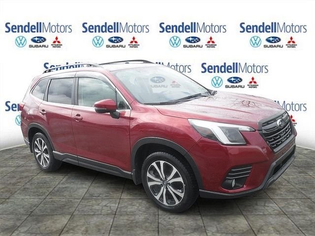Crimson Red Pearl 2023 Subaru Forester Limited Crossover AWD SUV / Crossover All-Wheel Drive Continuously Variable Transmission