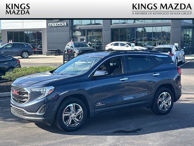 Blue Steel Metallic 2018 GMC Terrain SUV / Crossover Four-Wheel Drive 9-Speed Automatic