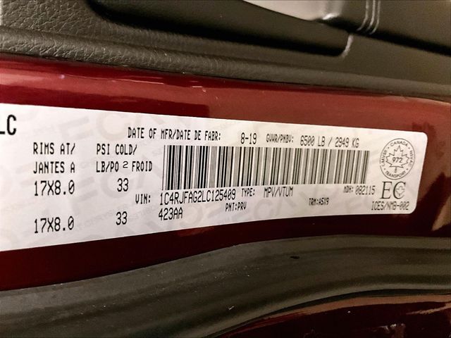 2020 Jeep Grand Cherokee Laredo Red at South Hills CDJR