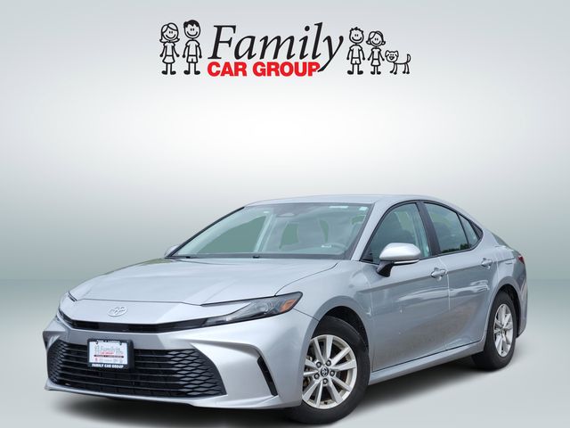 Celestial Silver Metallic 2025 Toyota Camry LE FWD Sedan Front-Wheel Drive Continuously Variable Transmission