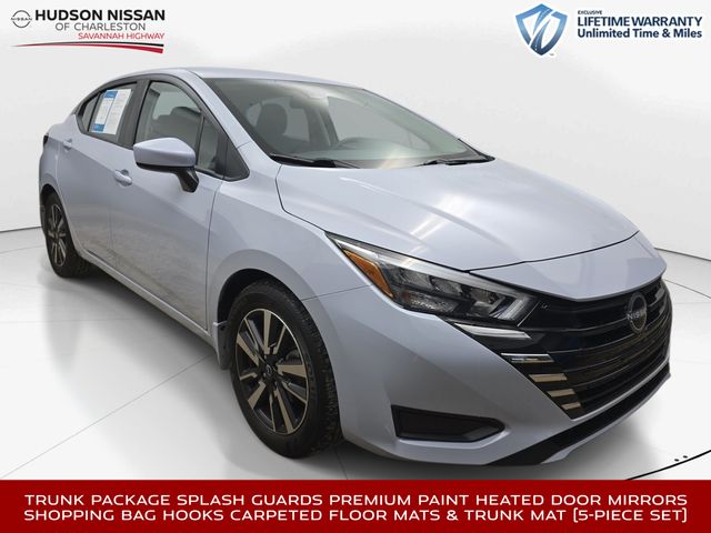 Gray Sky Pearl 2025 Nissan Versa Sedan Front-Wheel Drive Continuously Variable Transmission