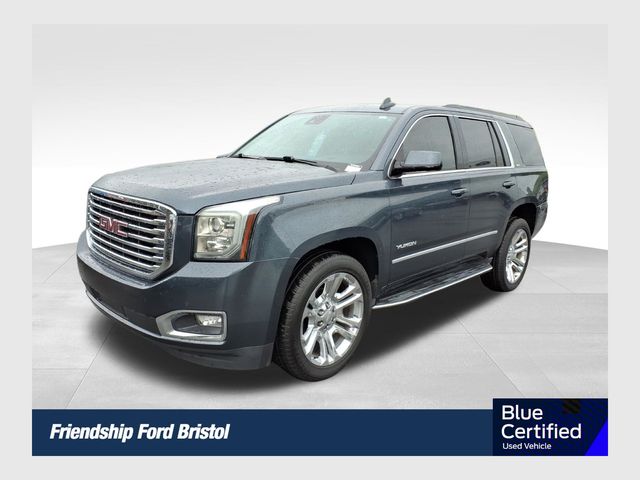 Gray (Dark Sky Metallic) 2020 GMC Yukon SLT RWD SUV / Crossover 4X2 6-Speed Automatic Overdrive