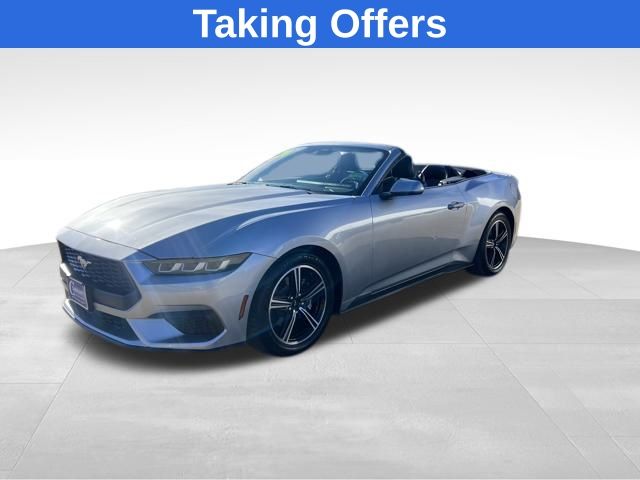 Silver Metallic 2024 Ford Mustang EcoBoost Premium Convertible RWD Convertible Rear-Wheel Drive Automatic