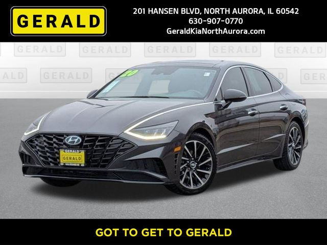 Portofino Gray 2020 Hyundai Sonata SEL Plus FWD Sedan Front-Wheel Drive 8-Speed Automatic Overdrive