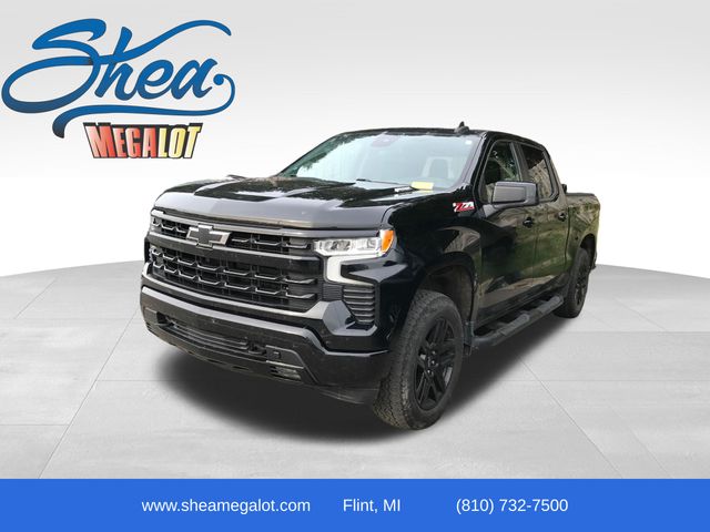 Black 2022 Chevrolet Silverado 1500 Pickup Truck Four-Wheel Drive Automatic