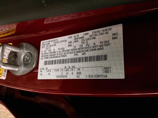 2022 Ford Escape SEL Red at Honda North