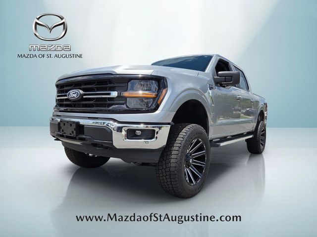 Silver 2025 Ford F-150 Pickup Truck Four-Wheel Drive Automatic