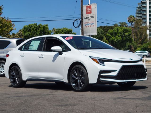 White 2026 Toyota Corolla Sedan Front-Wheel Drive Continuously Variable Transmission