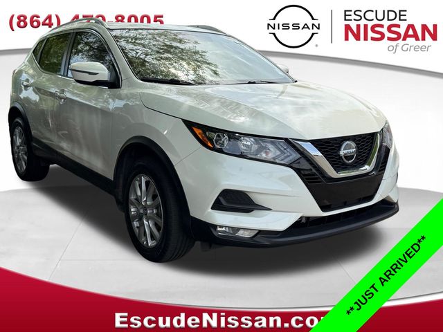 Pearl White Tricoat 2021 Nissan Rogue Sport SV FWD SUV / Crossover Front-Wheel Drive Continuously Variable Transmission