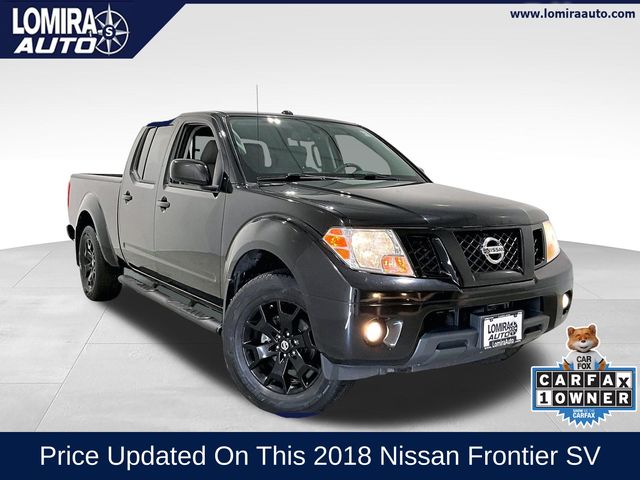 Gray (Magnetic Black) 2018 Nissan Frontier Pickup Truck Four-Wheel Drive 5-Speed Automatic Overdrive
