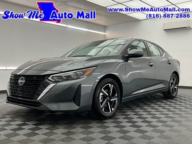 Gray (Gun Metallic) 2025 Nissan Sentra SV FWD Sedan Front-Wheel Drive Continuously Variable Transmission