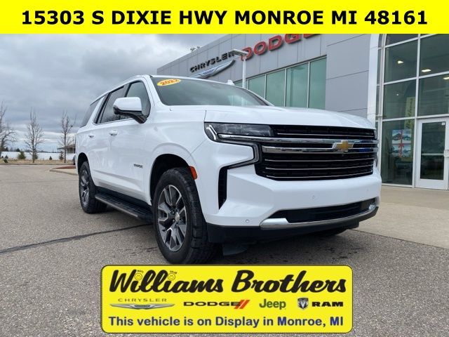 2022 Chevrolet Tahoe LT - Summit White exterior view 3
