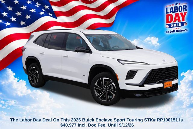 Summit White 2026 Buick Enclave SUV / Crossover Four-Wheel Drive 8-Speed Automatic