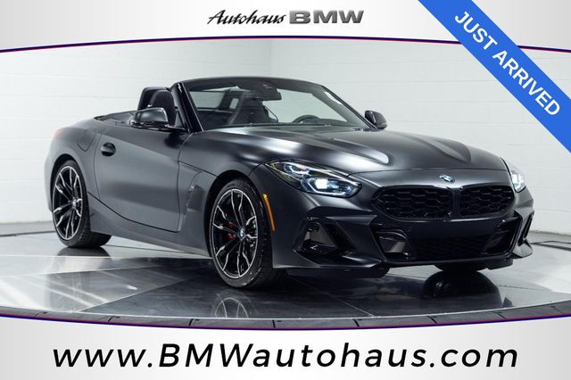 Frozen Black II Metallic 2026 BMW Z4 Convertible Rear-Wheel Drive Manual