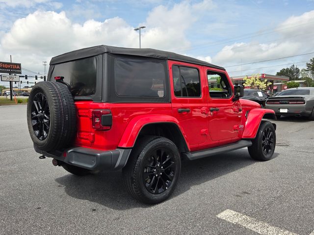 Used 2021 Red Jeep Unlimited Sahara 4xe image 7