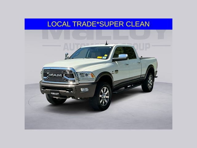 Pearl White 2018 RAM 2500 Pickup Truck Four-Wheel Drive 6-Speed Automatic