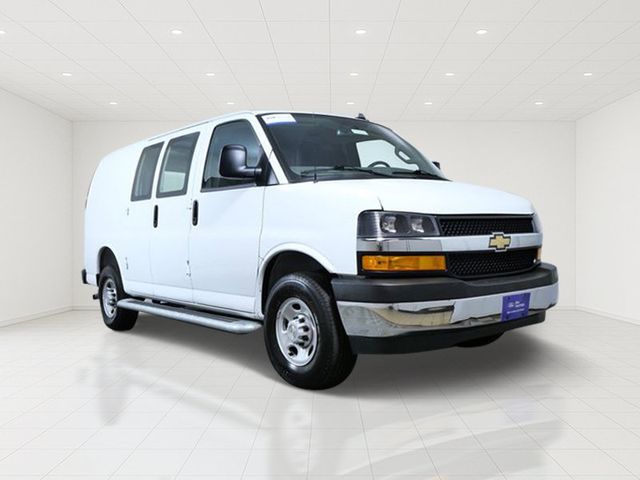 Summit White 2025 Chevrolet Express Cargo Van Rear-Wheel Drive 8-Speed Automatic Overdrive