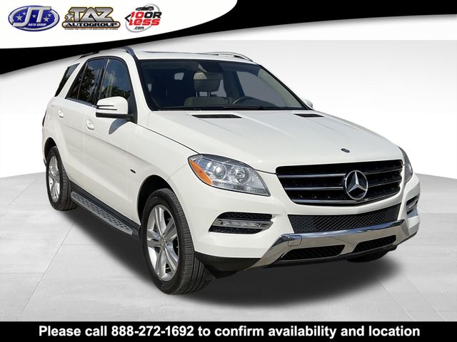 White 2012 Mercedes-Benz M-Class ML 350 4MATIC SUV / Crossover All-Wheel Drive 7-Speed Automatic