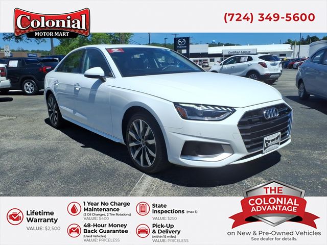 Ibis White 2023 Audi A4 quattro Premium Plus 40 TFSI AWD Sedan All-Wheel Drive 7-Speed Automatic