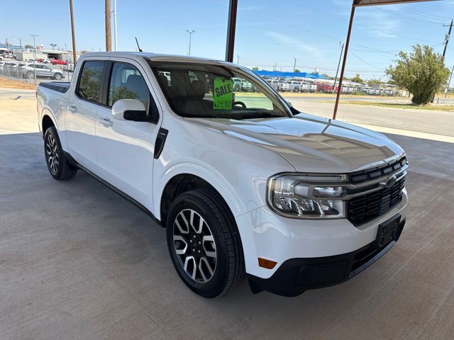 Oxford White 2022 Ford Maverick Pickup Truck Front-Wheel Drive Continuously Variable Transmission