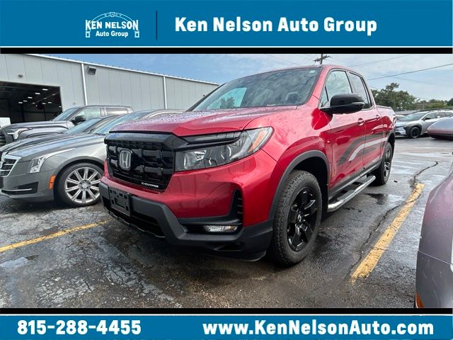Radiant Red Metallic II 2025 Honda Ridgeline Pickup Truck All-Wheel Drive 9-Speed Automatic