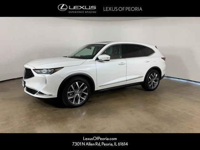 Platinum White Pearl 2022 Acura MDX SH-AWD with Technology Package SUV / Crossover All-Wheel Drive Automatic