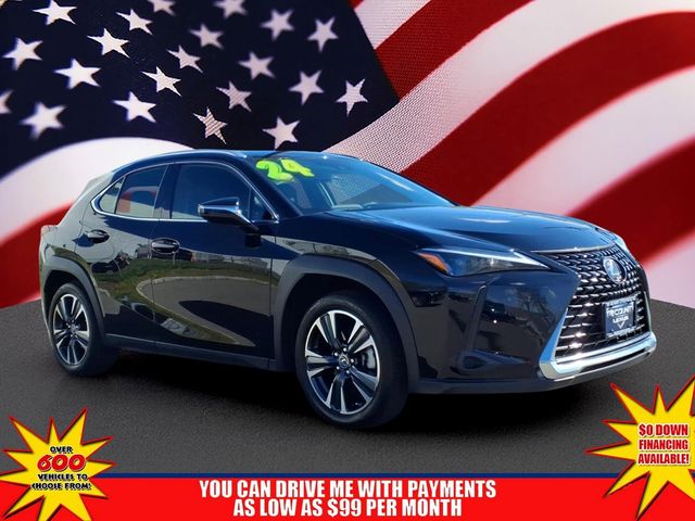 Black (Obsidian) 2024 Lexus UX Hybrid 250h AWD SUV / Crossover All-Wheel Drive Continuously Variable Transmission