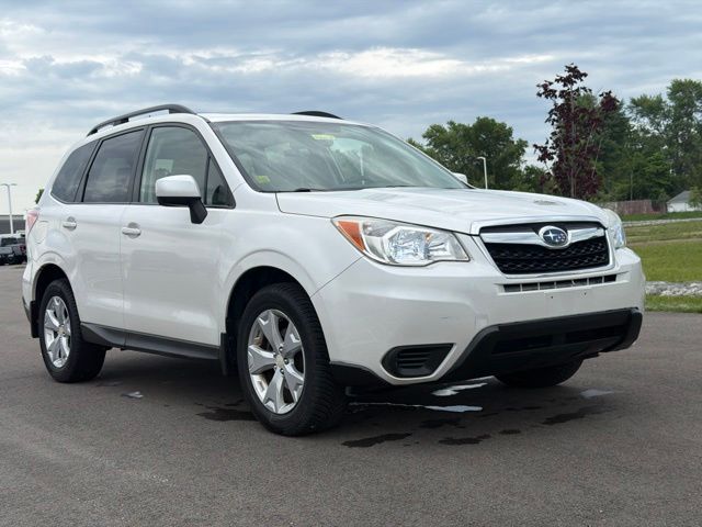 Satin White Pearl 2015 Subaru Forester 2.5i Premium SUV / Crossover All-Wheel Drive Continuously Variable Transmission