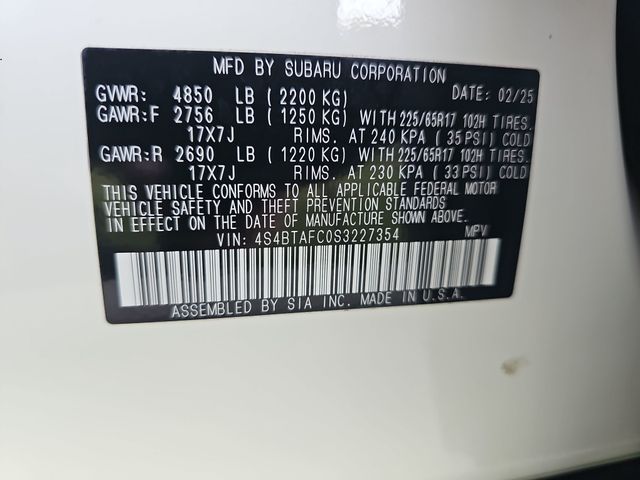 Used 2025 White Subaru Premium image 35