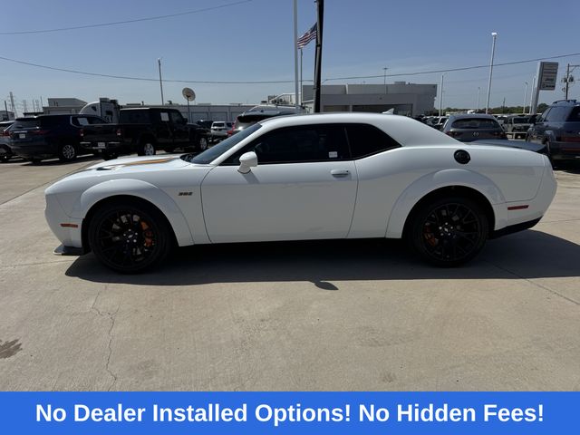 2022 Dodge Challenger R/T Scat Pack Widebody White at Bayway Cadillac of The Woodlands