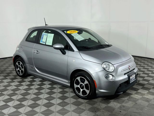Billet Argento (Silver) 2016 FIAT 500e Hatchback Front-Wheel Drive Automatic