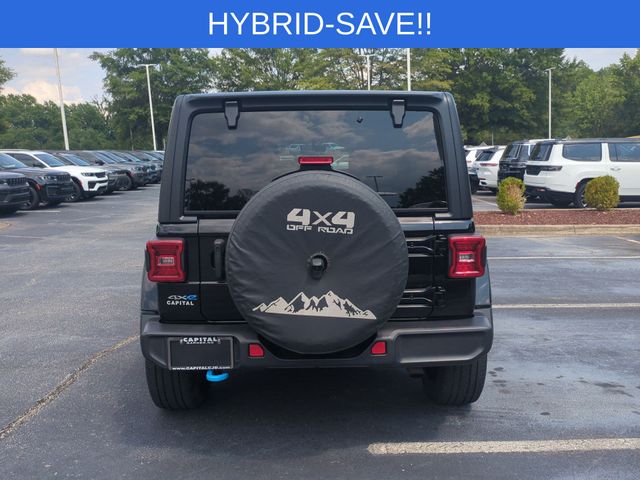 Used 2023 Black Jeep Sahara 4xe image 4