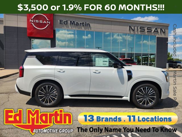White Pearl 2026 Nissan Armada SUV / Crossover Four-Wheel Drive 9-Speed Automatic