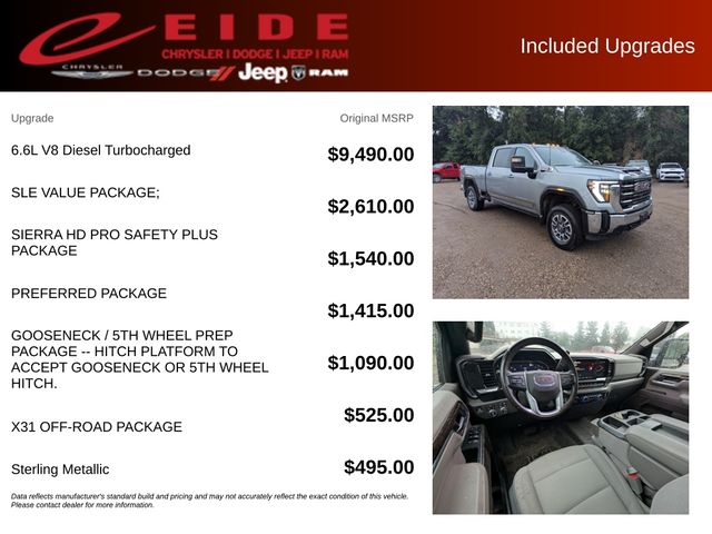 2024 Sterling Metallic GMC Sierra 2500HD SLE 4X4 Truck