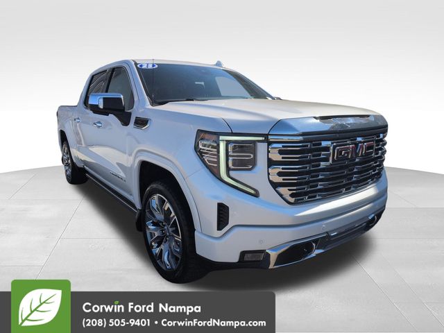 White Frost Tricoat 2023 GMC Sierra 1500 Pickup Truck Four-Wheel Drive Automatic