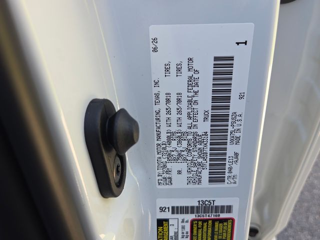 New 2026 Toyota Tundra Truck