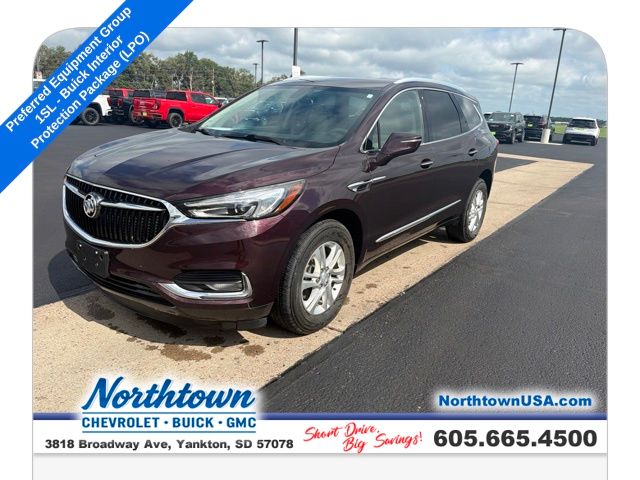 Black Cherry Metallic 2018 Buick Enclave SUV / Crossover Four-Wheel Drive 9-Speed Automatic