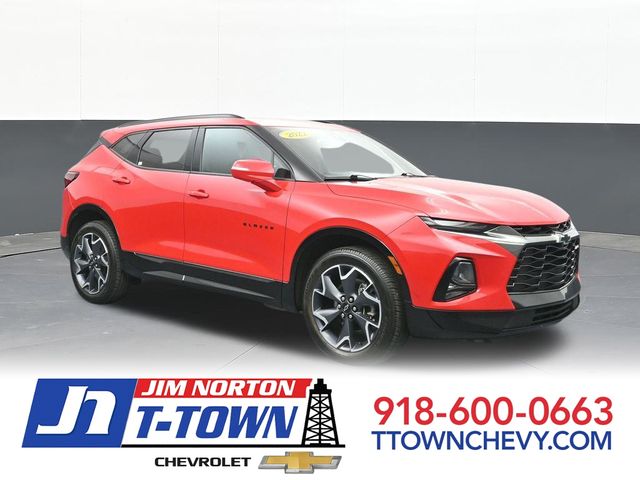 Red Hot 2022 Chevrolet Blazer SUV / Crossover Front-Wheel Drive 9-Speed Automatic Overdrive