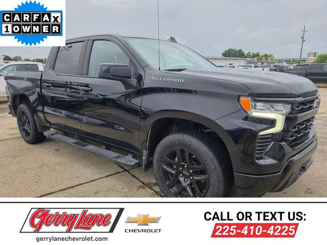 Black 2024 Chevrolet Silverado 1500 Pickup Truck Four-Wheel Drive Automatic