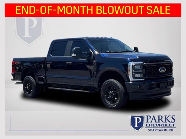 Blue Metallic 2024 Ford F-350 Super Duty Pickup Truck Four-Wheel Drive Automatic