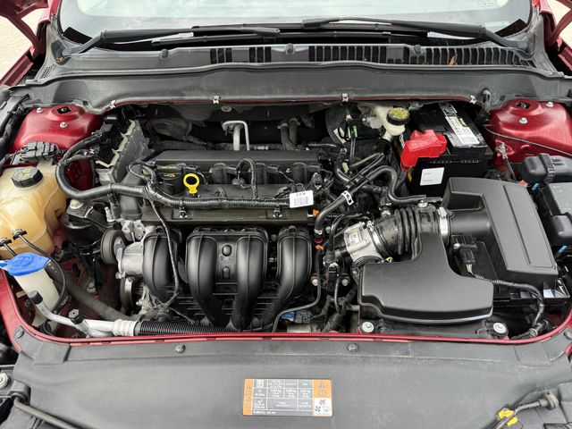 2015 Ford Fusion S Red at Durrett Motor Company