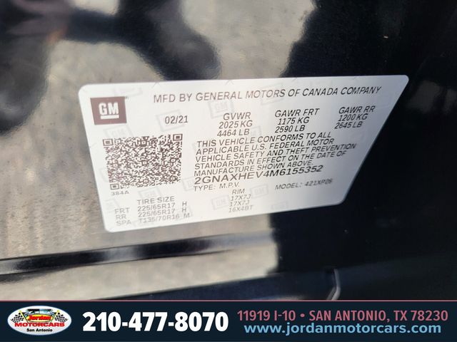 Used Car 2021 Chevrolet Equinox  Ls For Sale Under $25,000 In San Antonio, Texas