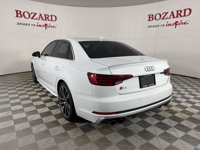 2018 Glacier White Metallic Audi S4 3.0T Premium Plus quattro Sedan