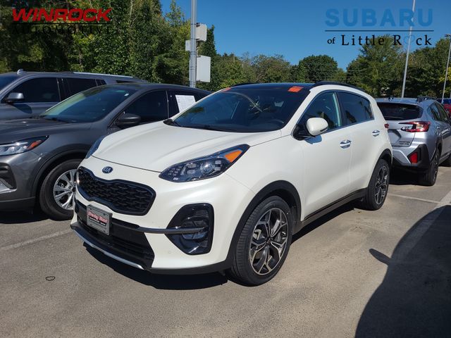 Snow White Pearl 2021 Kia Sportage SUV / Crossover Front-Wheel Drive 6-Speed Automatic Overdrive