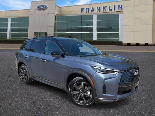 Moonbow Blue/Black Obsidian 2026 INFINITI QX60 Autograph AWD SUV / Crossover All-Wheel Drive 9-Speed Automatic