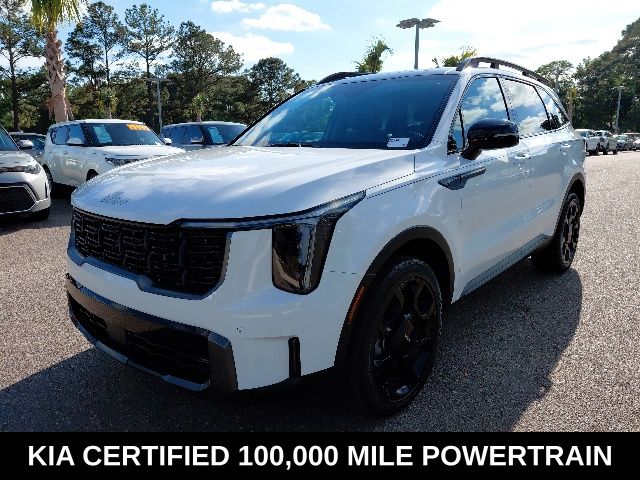 Glacial White Pearl 2024 Kia Sorento SUV / Crossover All-Wheel Drive 8-Speed Dual Clutch