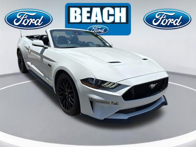 Oxford White 2020 Ford Mustang Convertible Rear-Wheel Drive Automatic
