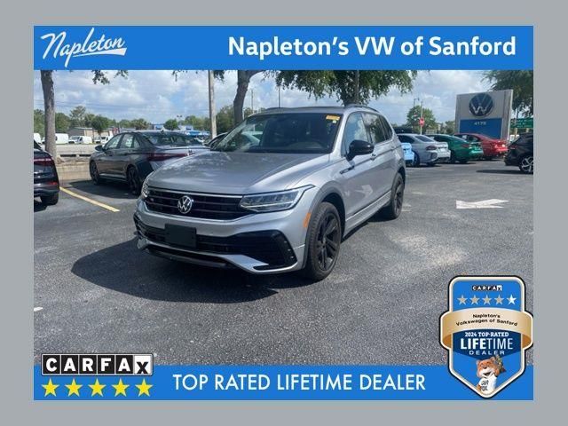 Silver Metallic 2024 Volkswagen Tiguan SUV / Crossover All-Wheel Drive 8-Speed Automatic