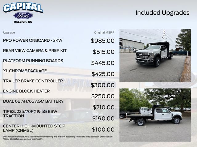 New 2026 White Ford 10FT DUMP/NO SIDES image 3